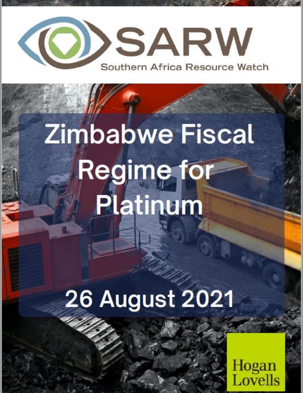 Zimbabwe Fiscal Regime for Platinum cover